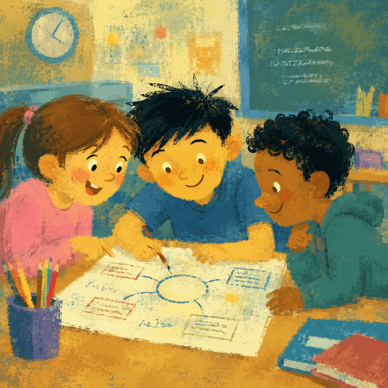 A child at school