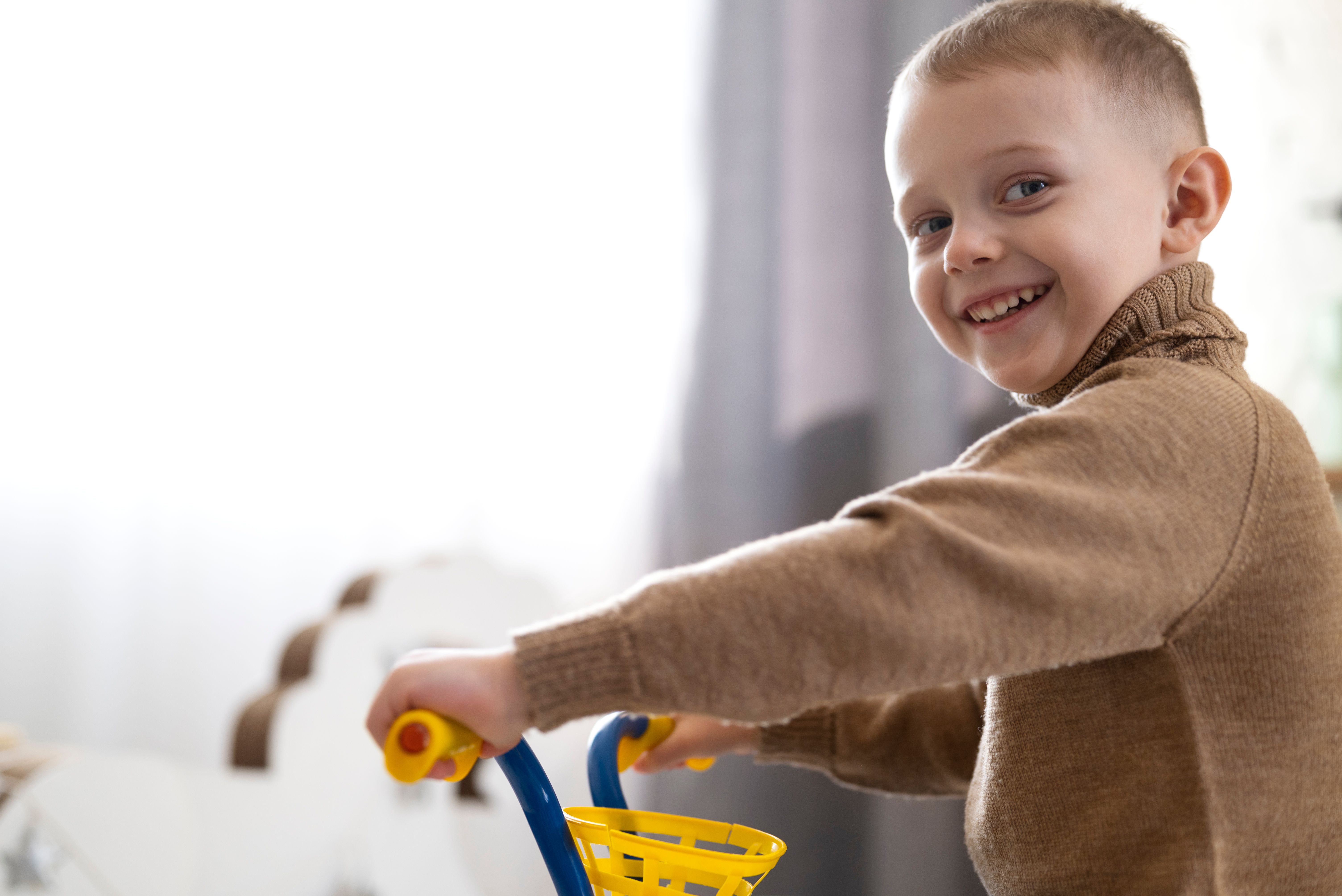 Diverse children playing together